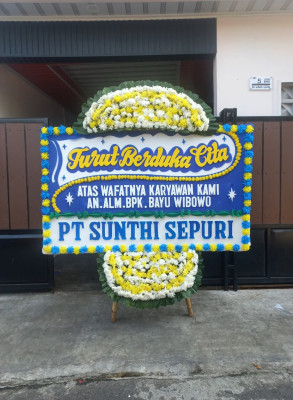Papan Bunga Duka di Tanjung Balai Kota I