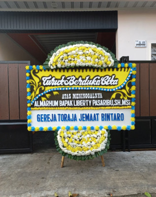 Papan Bunga Duka di Tanjung Balai Kota I