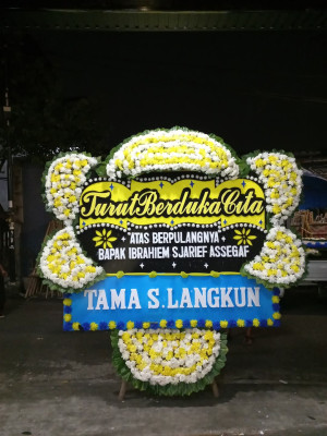Papan Bunga Duka di Tanjung Balai Kota I